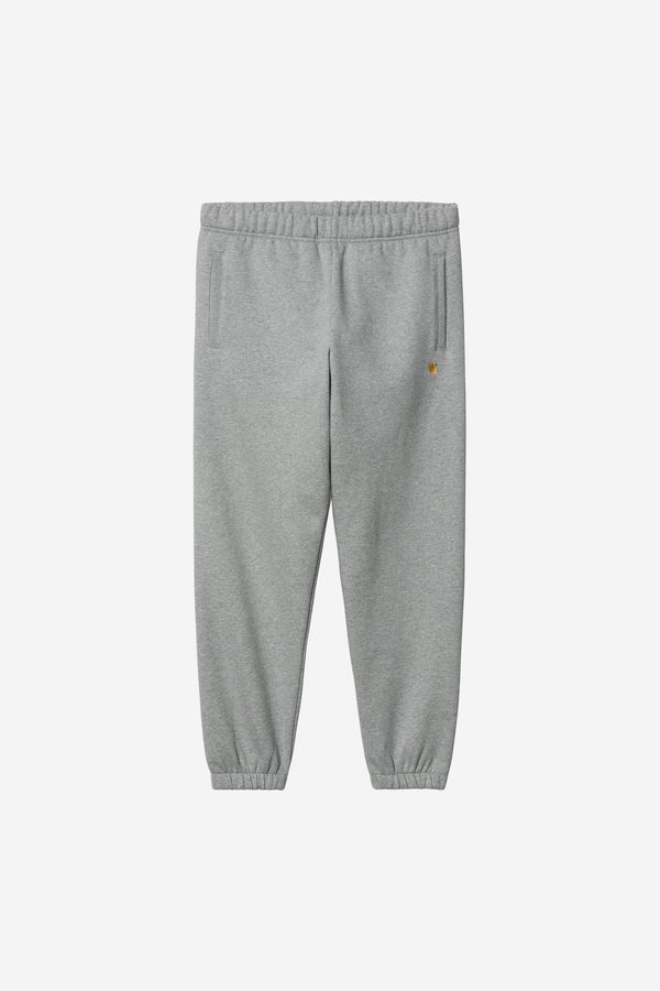 Carhartt Wip CHASE SWEAT PANT Grey Heather / Gold — Carhartt Wip