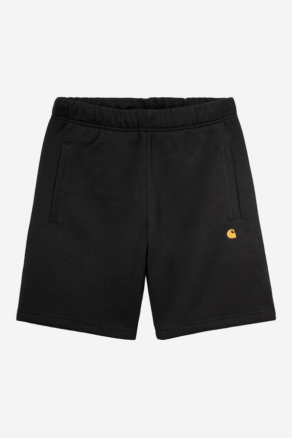 Carhartt Wip CHASE SWEAT SHORT Black Gold — Carhartt Wip
