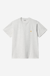 Carhartt Wip CHASE S/S TEE Ash Heather / Gold