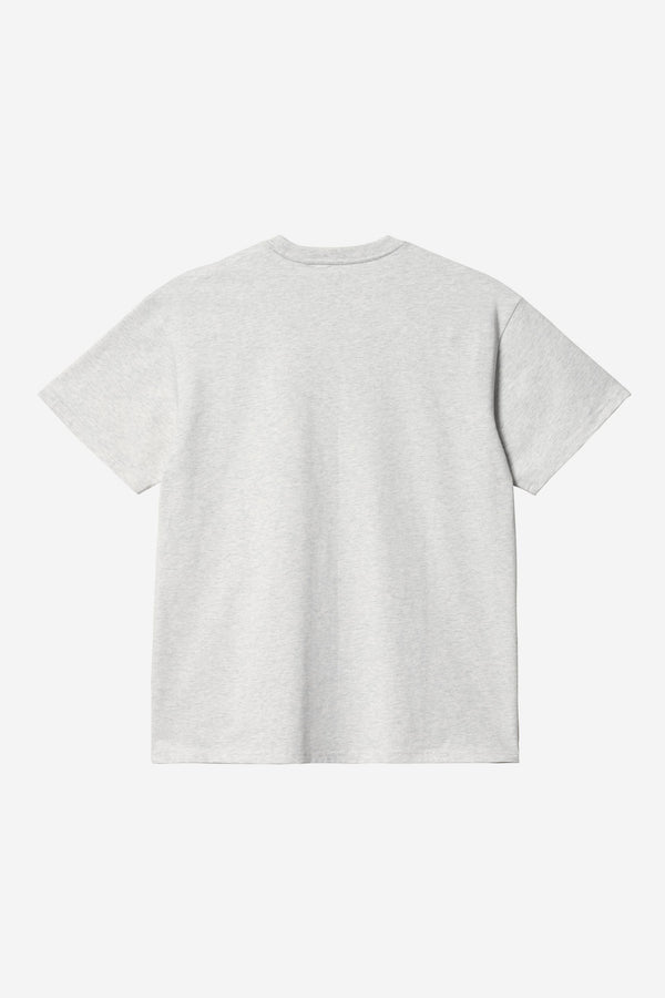 Carhartt Wip CHASE S/S TEE Ash Heather / Gold
