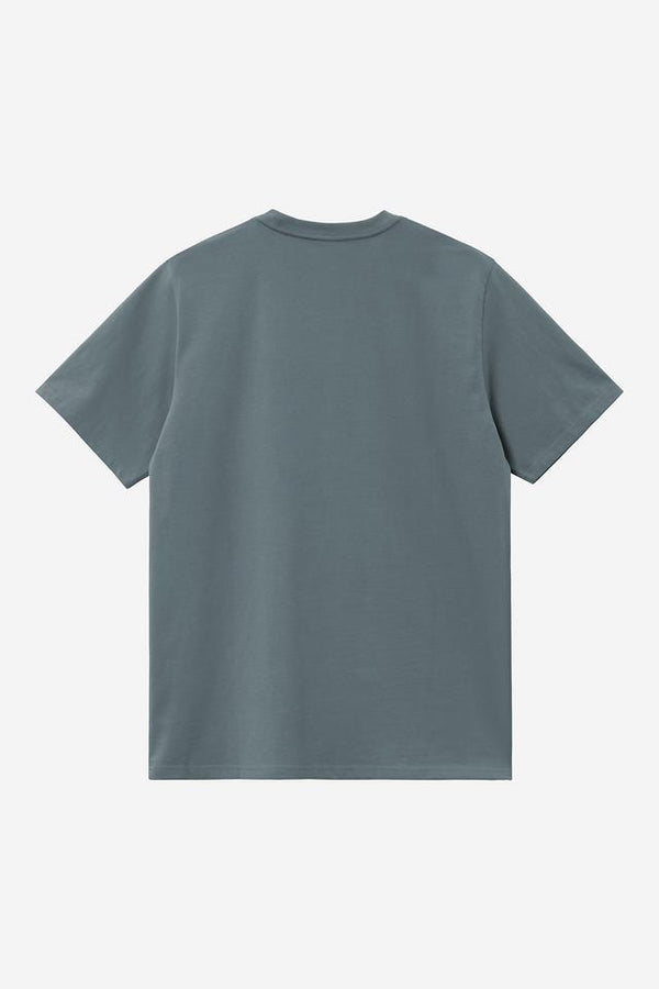 Carhartt Wip CHASE S/S TEE Cozy Blue / Gold