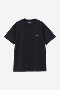 Carhartt Wip CHASE S/S TEE Dark Navy / Gold