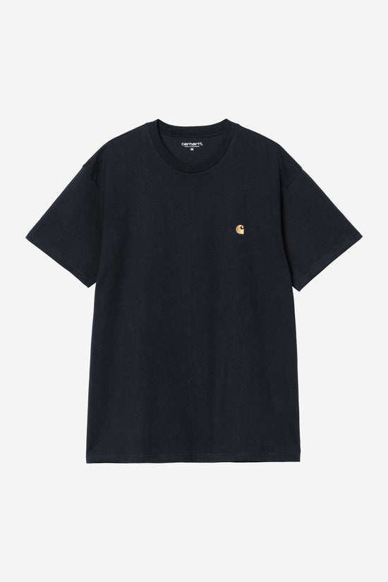 Carhartt Wip CHASE S/S TEE Dark Navy / Gold — Carhartt WIP