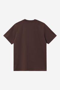 Carhartt Wip CHASE S/S TEE Palisander / Gold