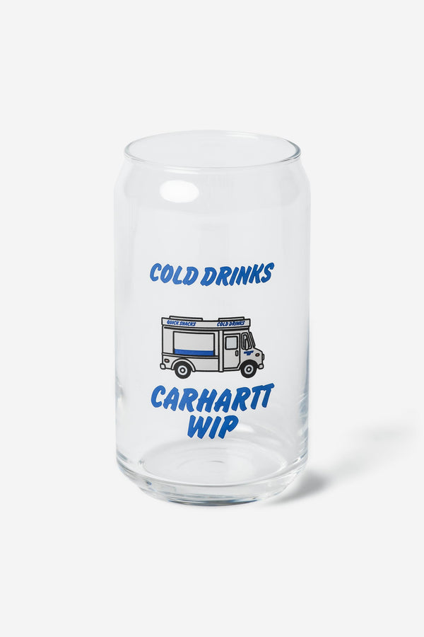 Carhartt Wip COLD DRINKS CAN GLASS Clear — Carhartt Wip