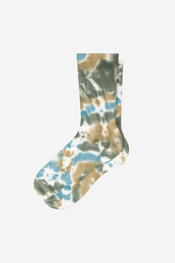 Carhartt Wip CUSCO SOCKS Leather / Tourmaline / Dollar Green — Carhartt Wip