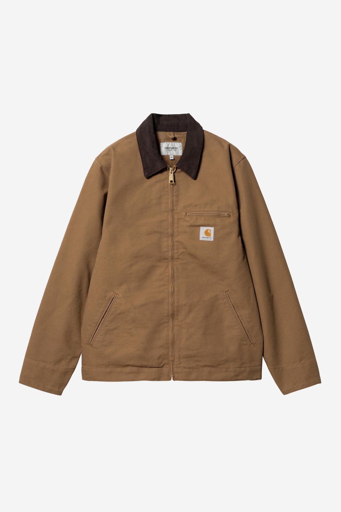 Carhartt Wip DETROIT JACKET Hamilton Brown / Tobacco rinsed