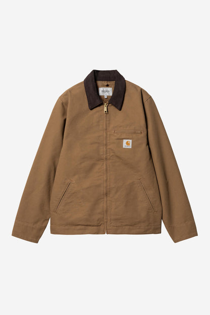 Carhartt Wip DETROIT JACKET Hamilton Brown / Tobacco rinsed