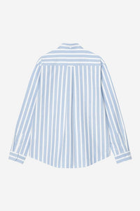 Carhartt Wip DEVEN L/S SHIRT Deven Stripe, Bleach / White