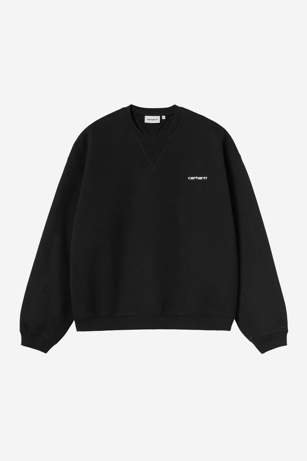 Carhartt Wip EBBERT SWEAT Black / White — Carhartt Wip