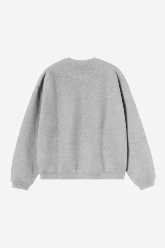 Carhartt Wip EBBERT SWEAT Grey Heather / White