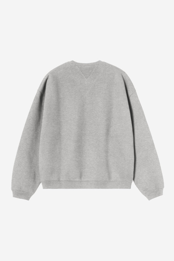 Carhartt Wip EBBERT SWEAT Grey Heather / White