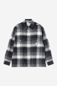 Carhartt Wip ESTERSON L/S SHIRT Esterson Check Dark Navy
