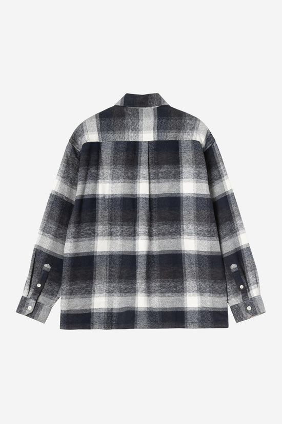 Carhartt Wip ESTERSON L/S SHIRT Esterson Check Dark Navy