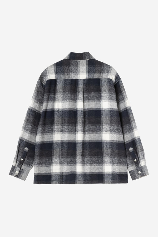 Carhartt Wip ESTERSON L/S SHIRT Esterson Check Dark Navy