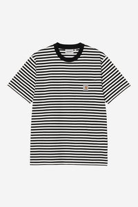 Carhartt Wip EZRA POCKET S/S TEE Black / Wax