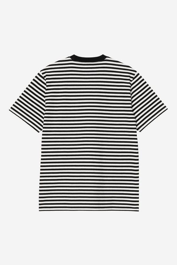 Carhartt Wip EZRA POCKET S/S TEE Black / Wax