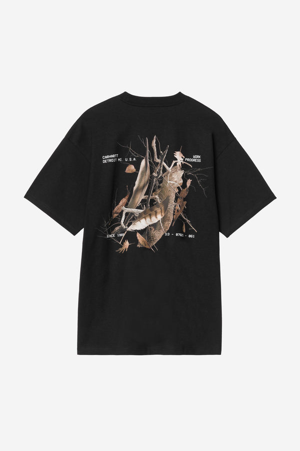 Carhartt Wip FEATHER PROGRESS S/S TEE Black — Carhartt Wip