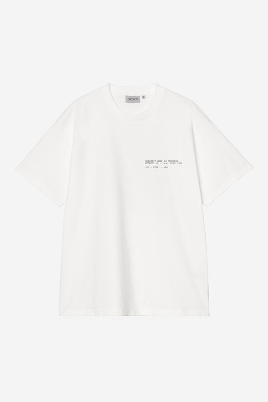 Carhartt Wip FEATHER PROGRESS S/S TEE White