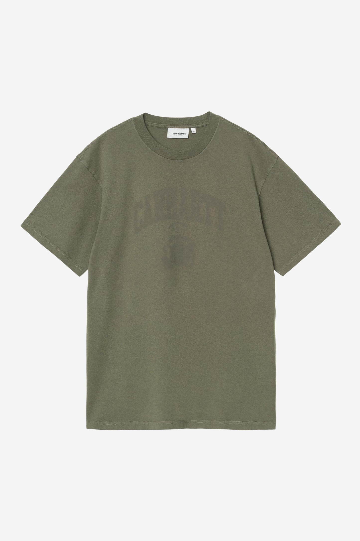 Carhartt Wip FEDED POND CORPS S/S TEE Cypress Heavy stone wash