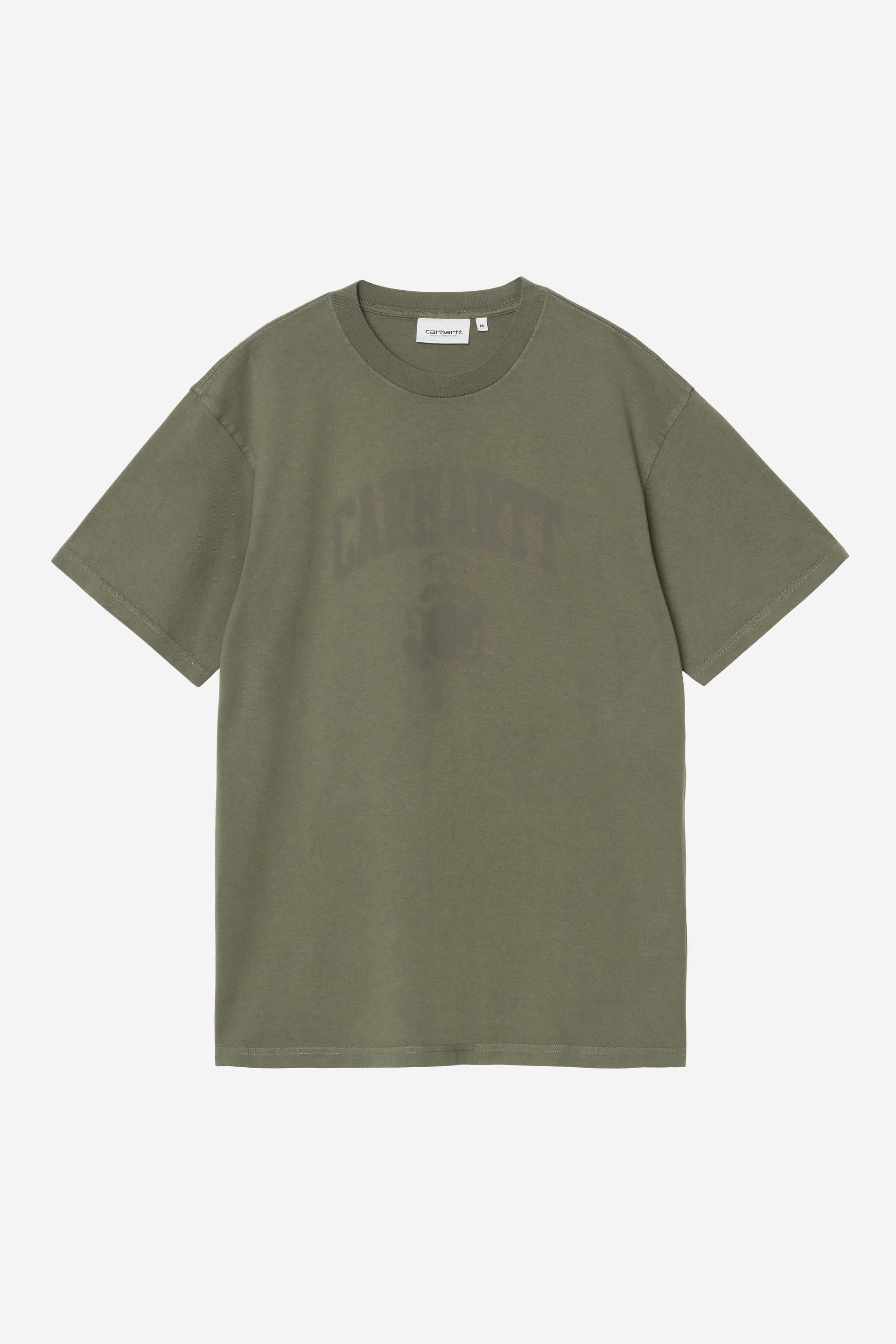 Carhartt Wip FEDED POND CORPS S/S TEE Cypress Heavy stone wash