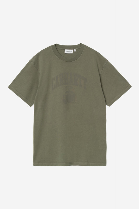 Carhartt Wip FEDED POND CORPS S/S TEE Cypress Heavy stone wash