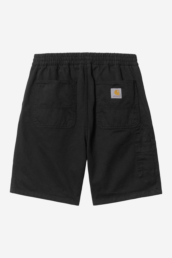 Carhartt Wip FLINT SHORT Black garment dyed — Carhartt Wip