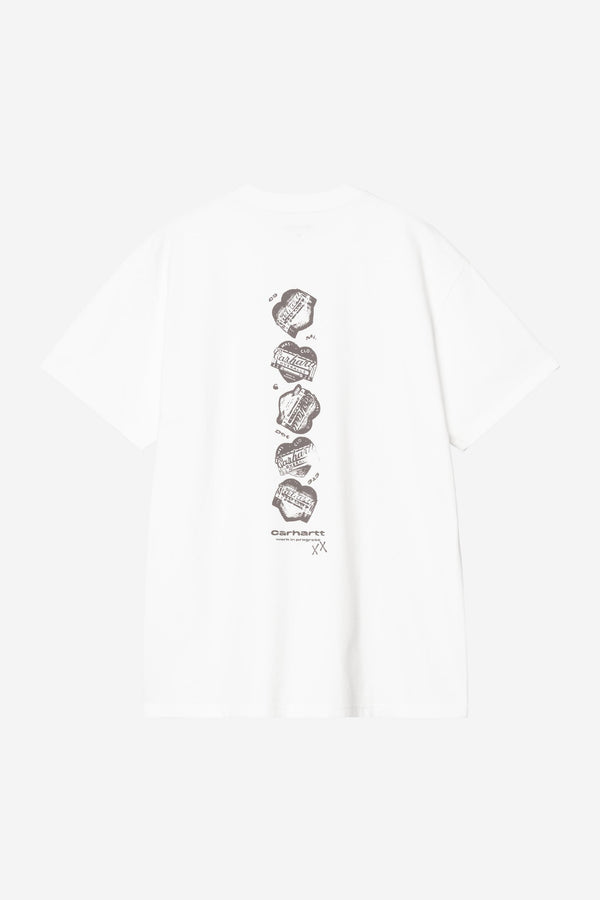 Carhartt Wip GARBLE S/S TEE White — Carhartt Wip