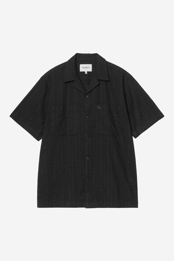 Carhartt Wip GARETH S/S SHIRT Black — Carhartt Wip