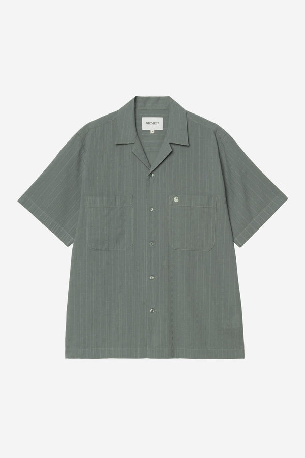 Carhartt Wip GARETH S/S SHIRT Velvet Green — Carhartt Wip