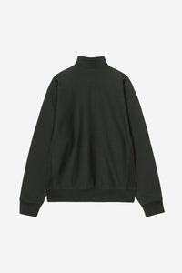 Carhartt Wip HALF ZIP AMERICAN SCRIPT SWEAT Raven