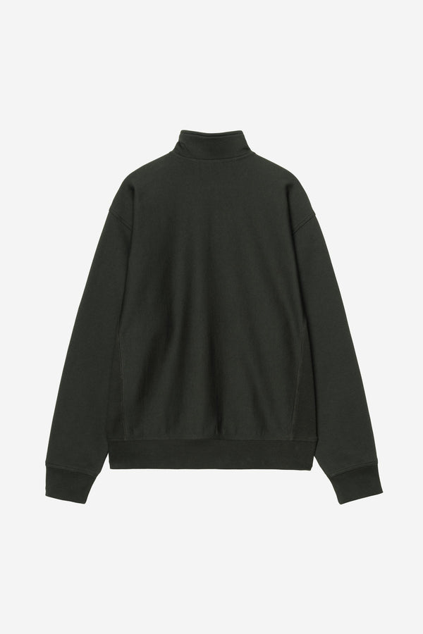 Carhartt Wip HALF ZIP AMERICAN SCRIPT SWEAT Raven