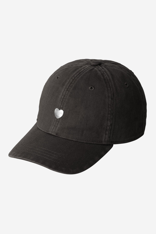 Carhartt Wip HEART METAL CAP Black / Silver — Carhartt Wip
