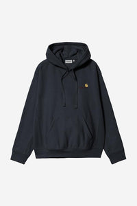 Carhartt Wip HOODED AMERICAN SCRIPT SWEAT Deep Night