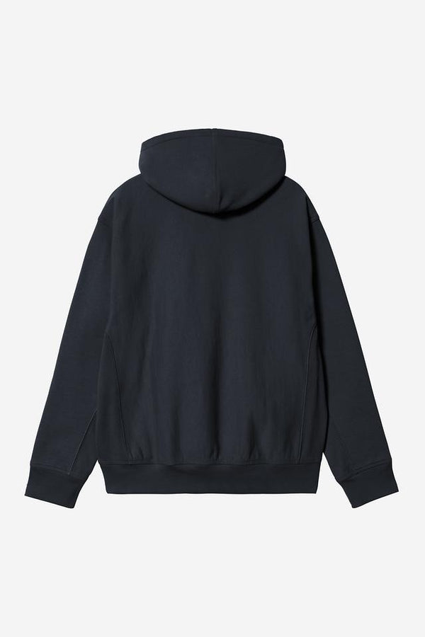 Carhartt Wip HOODED AMERICAN SCRIPT SWEAT Deep Night
