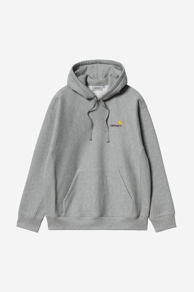 Carhartt Wip HOODED AMERICAN SCRIPT SWEAT Grey Heather