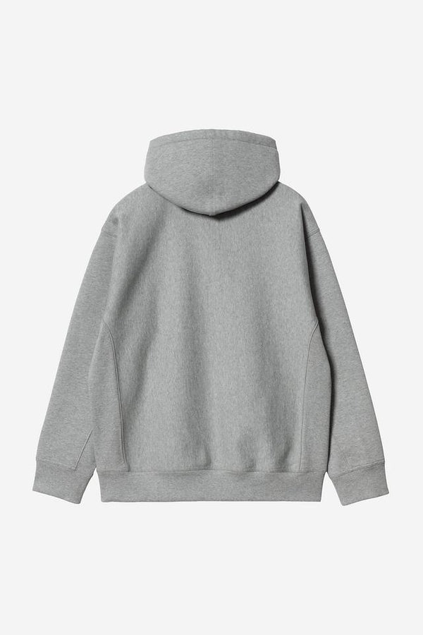 Carhartt Wip HOODED AMERICAN SCRIPT SWEAT Grey Heather