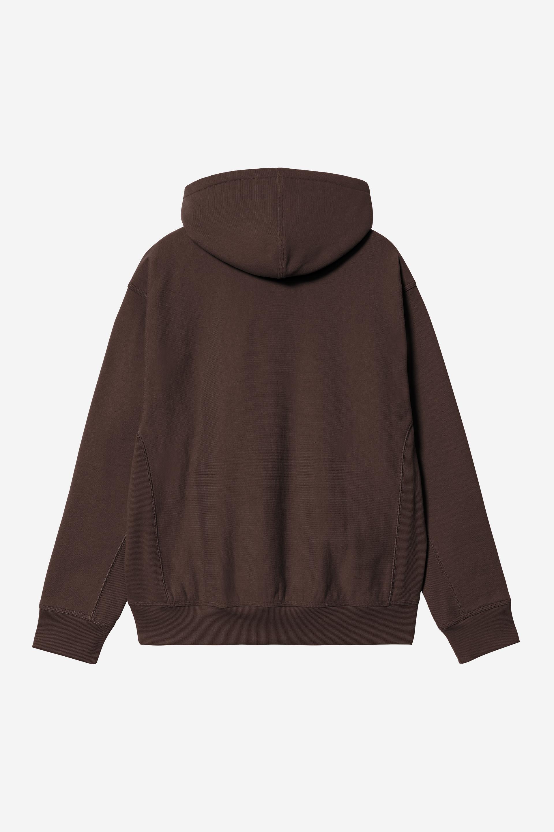 Carhartt Wip HOODED AMERICAN SCRIPT SWEAT Palisander