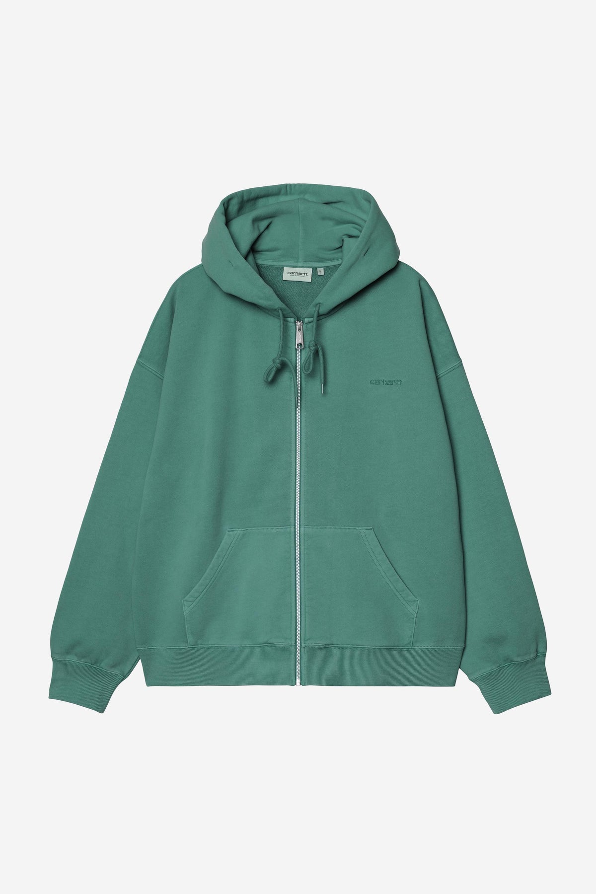 Carhartt Wip HOODED BENTON SWEAT Lily garment dyed