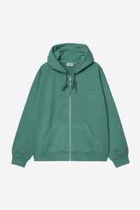 Carhartt Wip HOODED BENTON SWEAT Lily garment dyed