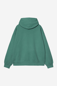 Carhartt Wip HOODED BENTON SWEAT Lily garment dyed