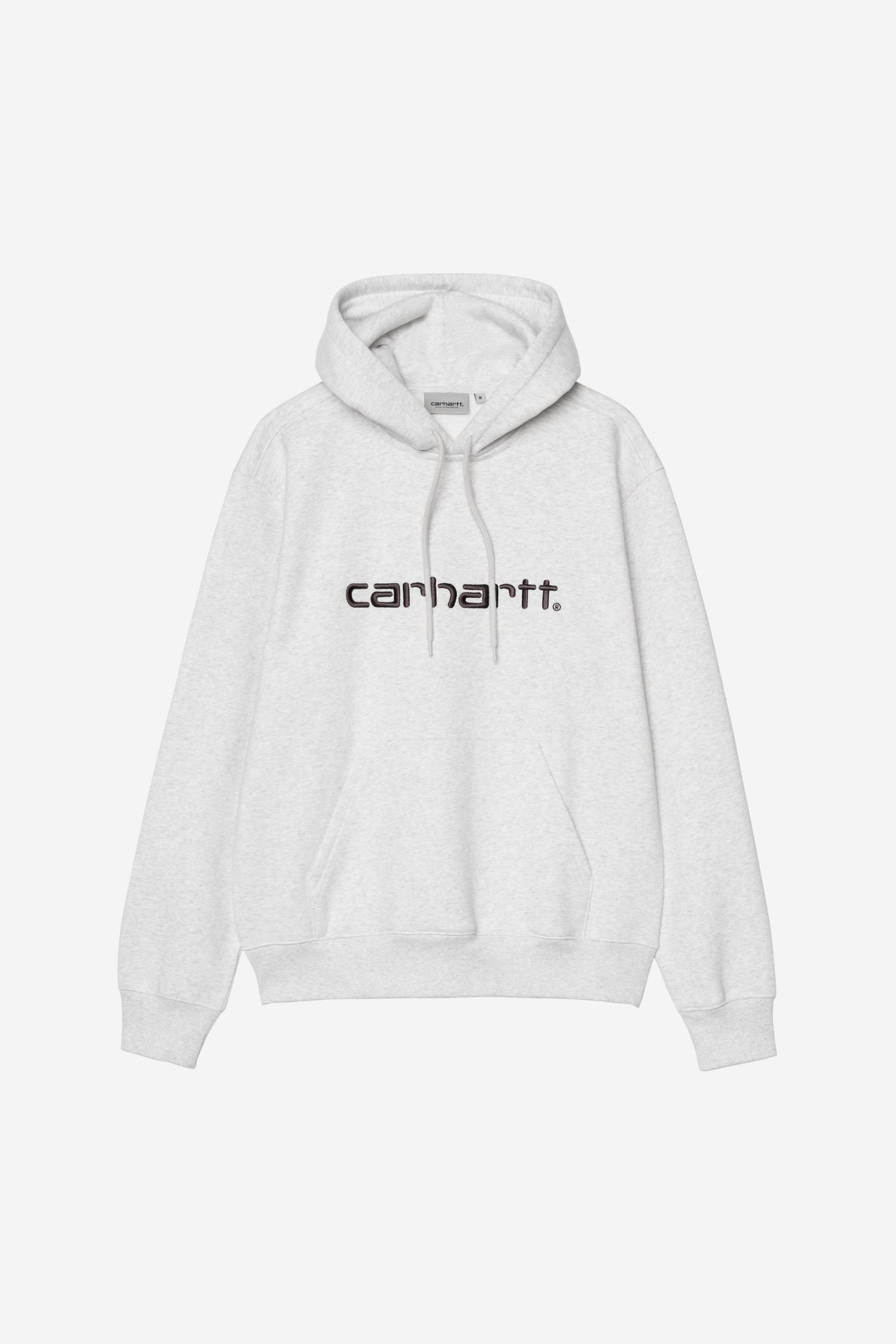 Carhartt Wip HOODED CARHARTT SWEAT Ash Heather / Graphite