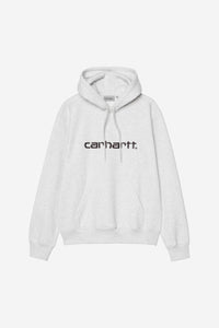 Carhartt Wip HOODED CARHARTT SWEAT Ash Heather / Graphite