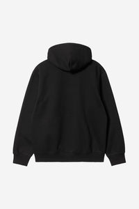 Carhartt Wip HOODED CARHARTT SWEAT Black / Black