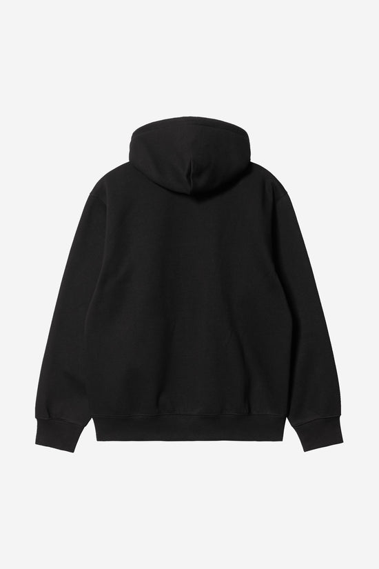 Carhartt Wip HOODED CARHARTT SWEAT Black / Black