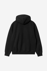 Carhartt Wip HOODED CARHARTT SWEAT Black / White