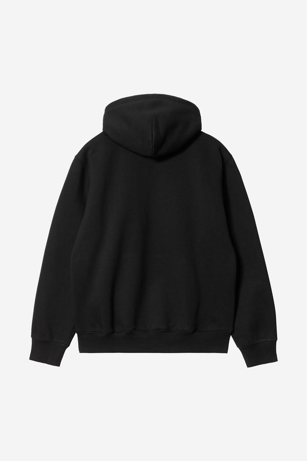 Carhartt Wip HOODED CARHARTT SWEAT Black / White