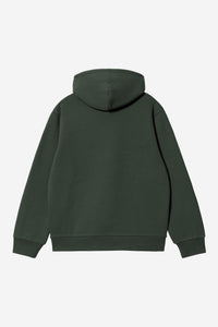 Carhartt Wip HOODED CARHARTT SWEAT Dark Scarab / Palisander