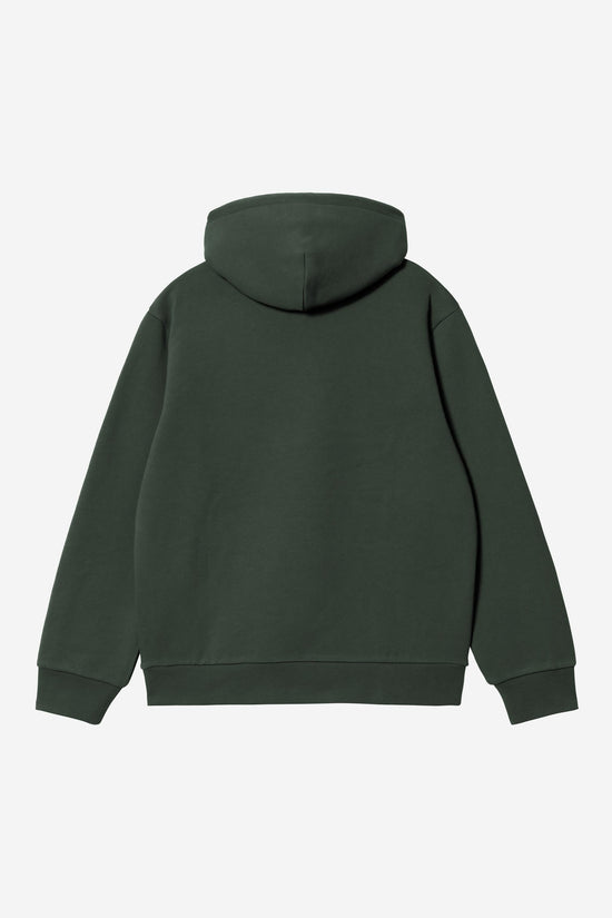Carhartt Wip HOODED CARHARTT SWEAT Dark Scarab / Palisander