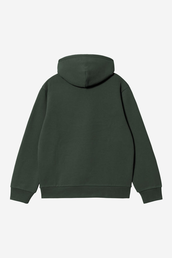 Carhartt Wip HOODED CARHARTT SWEAT Dark Scarab / Palisander